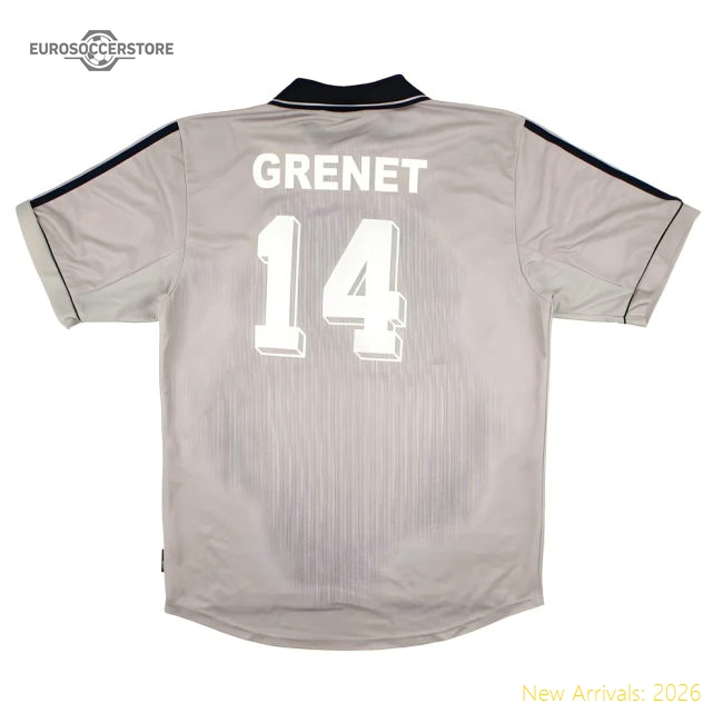 Bordeaux 2000-01 Third Shirt (M) Grenet #14 (Very Good)-Vantage Point Soccer